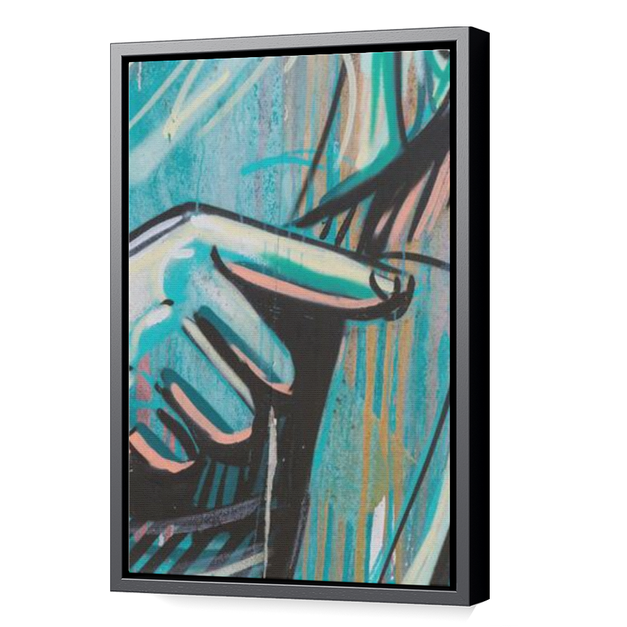 Thumbnail for Canvas - Black Floating Frame