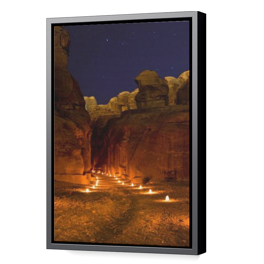 Thumbnail for Canvas - Black Floating Frame