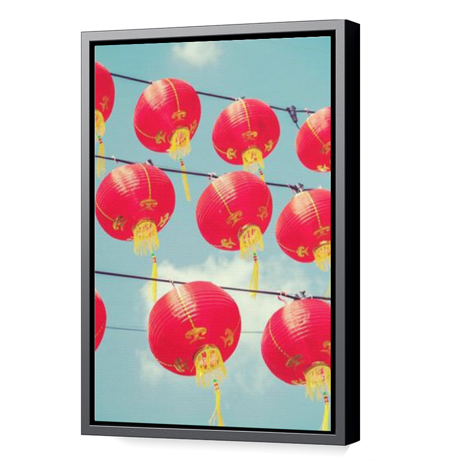Thumbnail for Canvas - Black Floating Frame