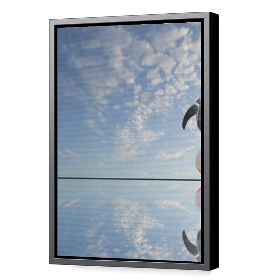 Thumbnail for Canvas - Black Floating Frame