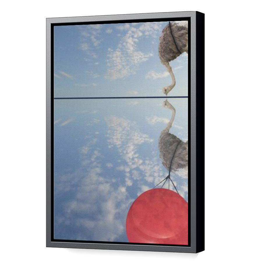 Thumbnail for Canvas - Black Floating Frame