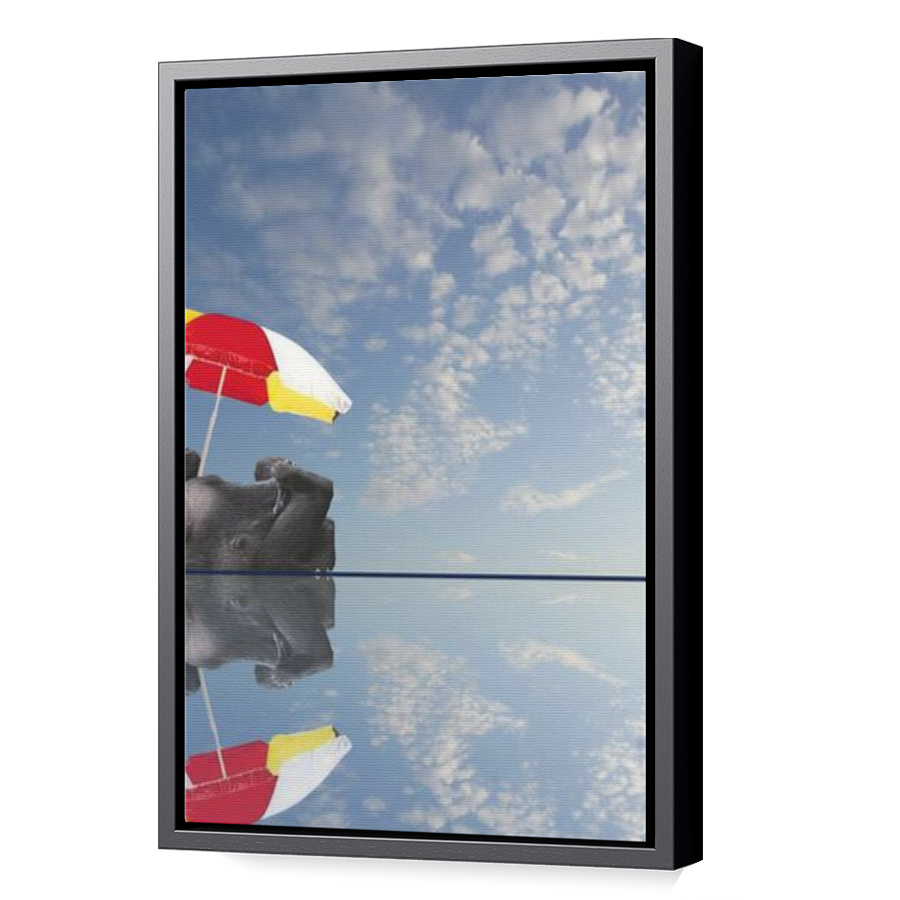Thumbnail for Canvas - Black Floating Frame