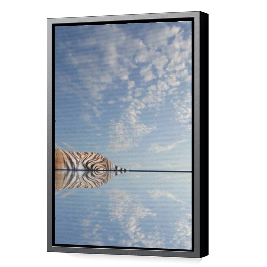 Thumbnail for Canvas - Black Floating Frame