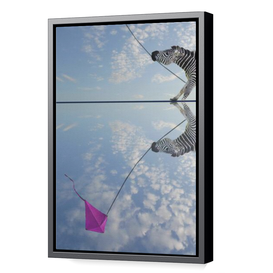Thumbnail for Canvas - Black Floating Frame