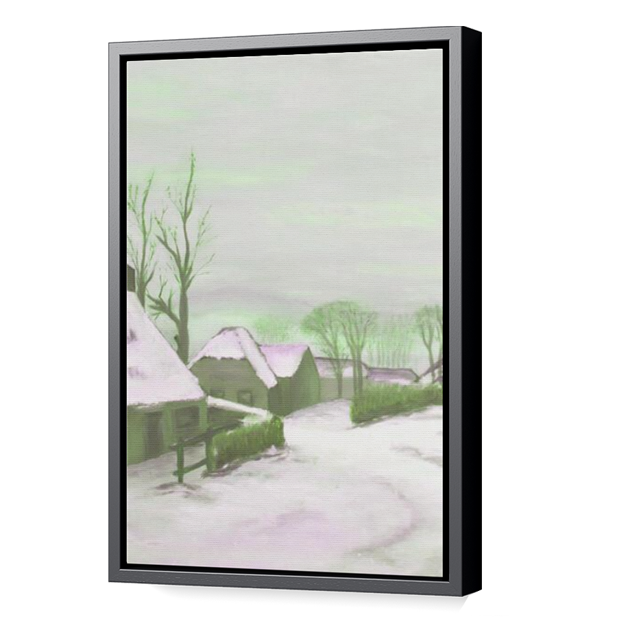 Thumbnail for Canvas - Black Floating Frame