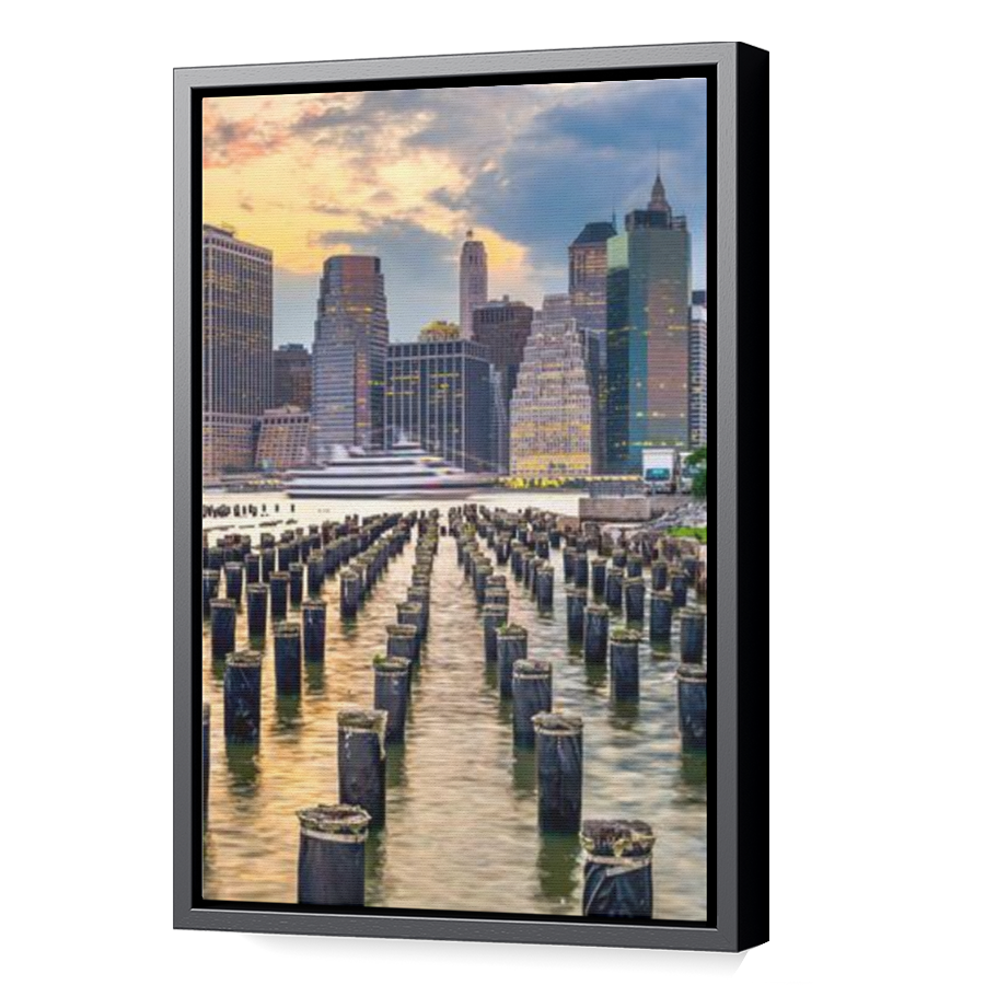 Thumbnail for Canvas - Black Floating Frame