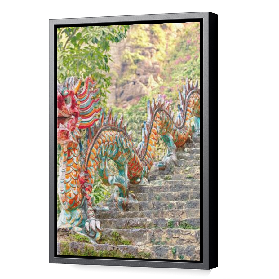 Thumbnail for Canvas - Black Floating Frame