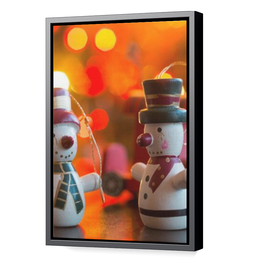 Thumbnail for Canvas - Black Floating Frame