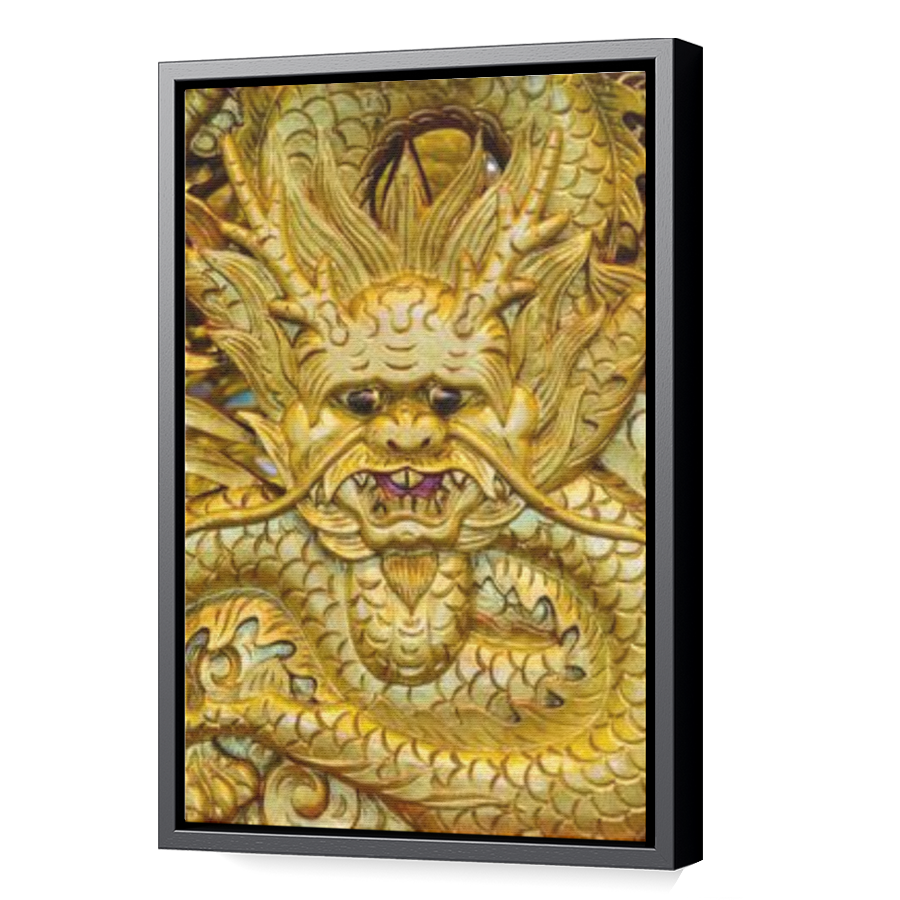 Thumbnail for Canvas - Black Floating Frame