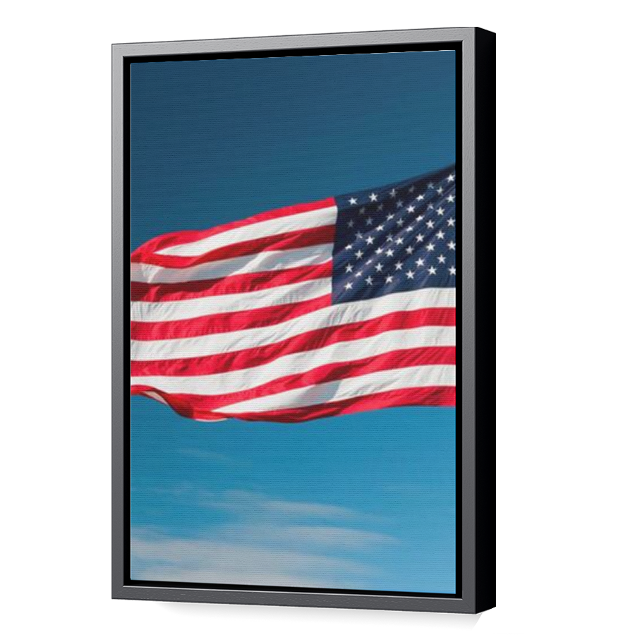 Thumbnail for Canvas - Black Floating Frame