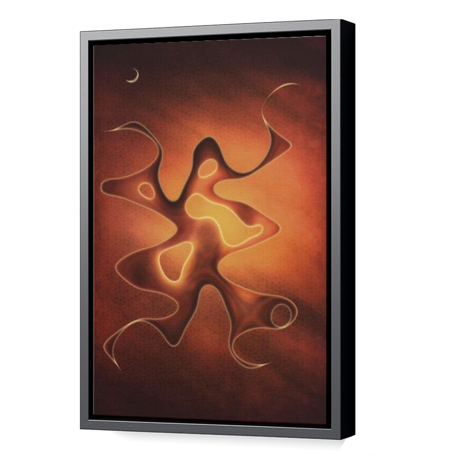 Thumbnail for Canvas - Black Floating Frame