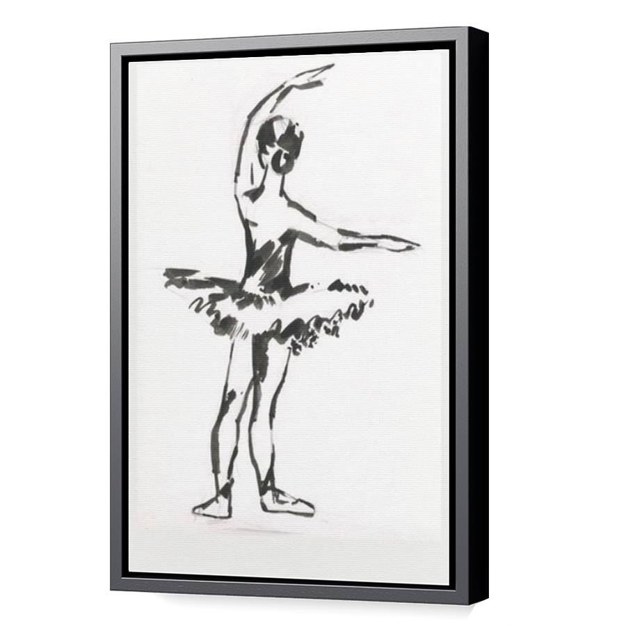 Thumbnail for Canvas - Black Floating Frame