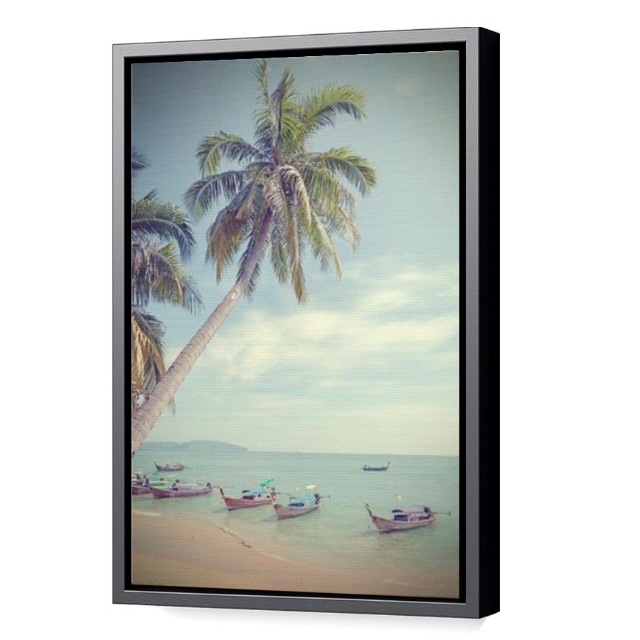 Thumbnail for Canvas - Black Floating Frame