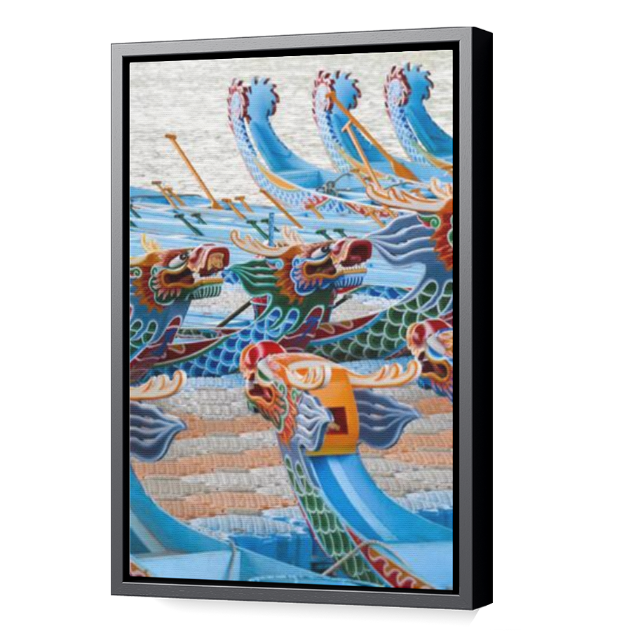 Thumbnail for Canvas - Black Floating Frame