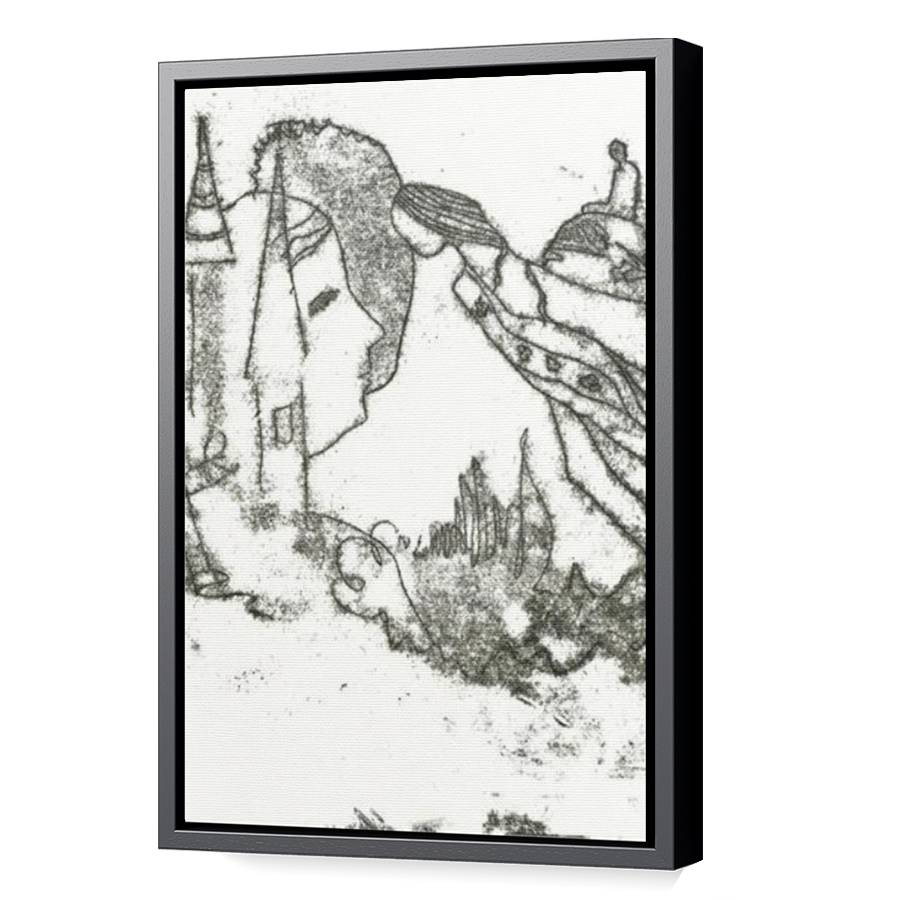 Thumbnail for Canvas - Black Floating Frame