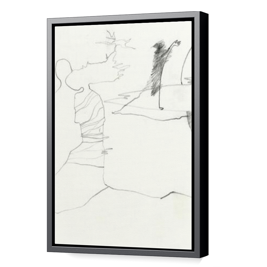 Thumbnail for Canvas - Black Floating Frame