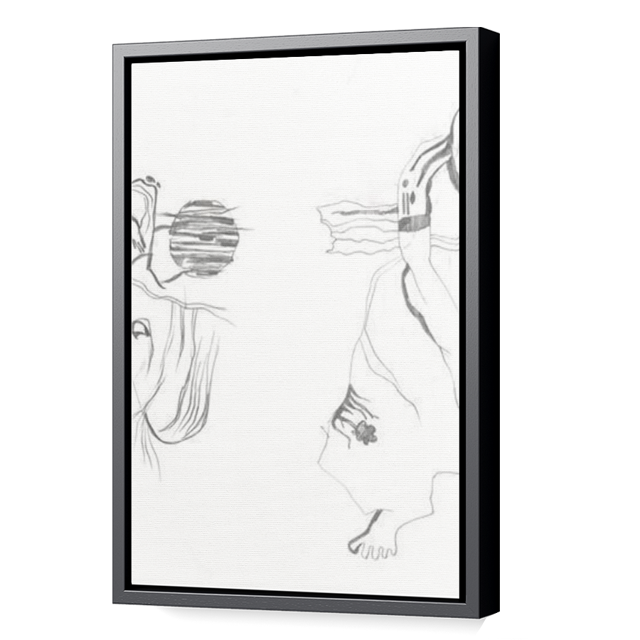 Thumbnail for Canvas - Black Floating Frame
