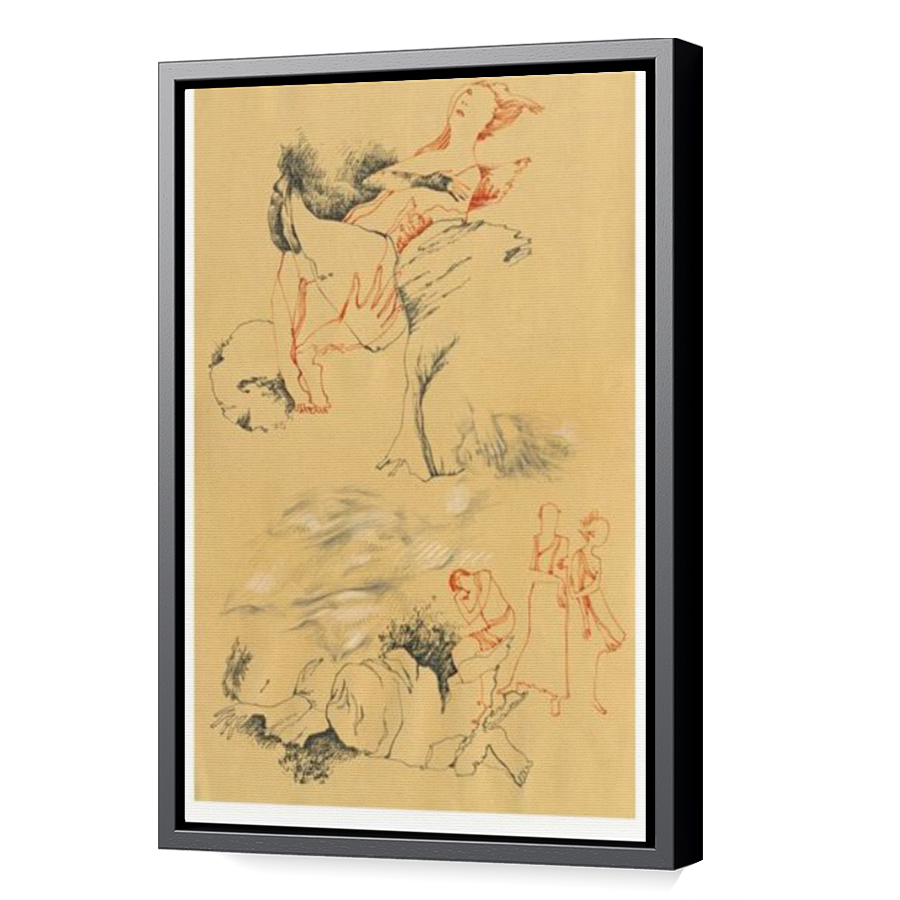 Thumbnail for Canvas - Black Floating Frame
