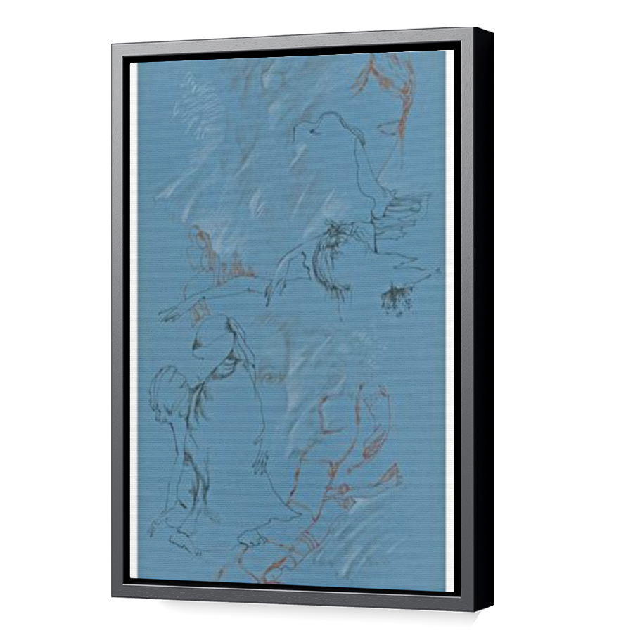 Thumbnail for Canvas - Black Floating Frame