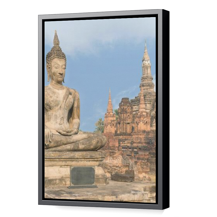 Thumbnail for Canvas - Black Floating Frame
