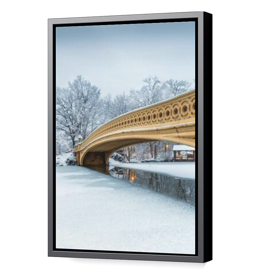 Thumbnail for Canvas - Black Floating Frame