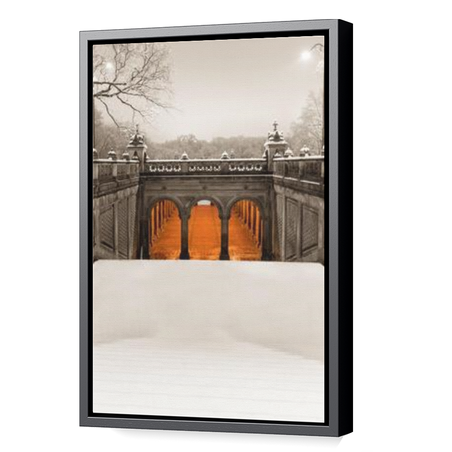 Thumbnail for Canvas - Black Floating Frame
