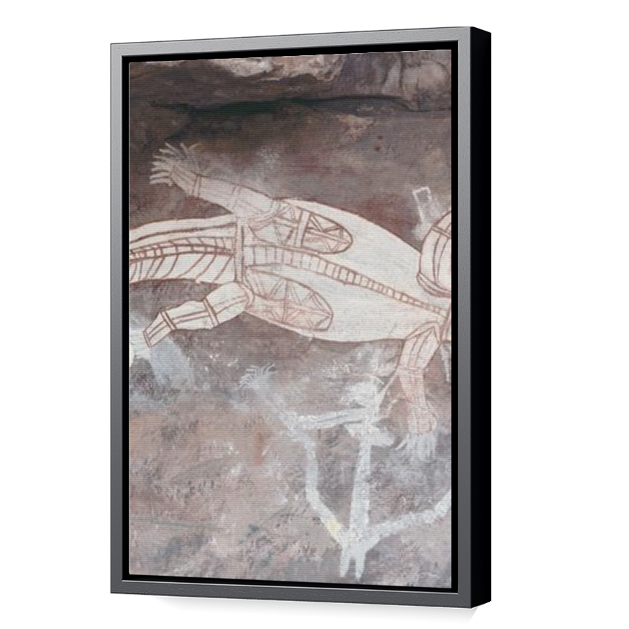 Thumbnail for Canvas - Black Floating Frame