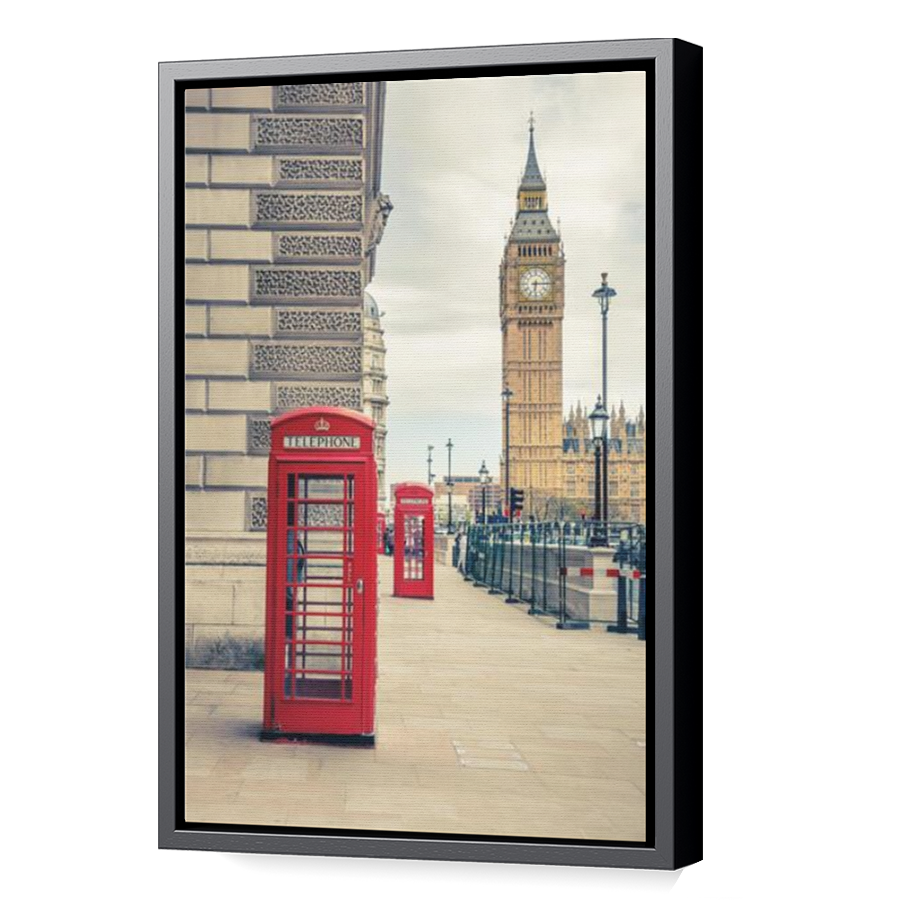 Thumbnail for Canvas - Black Floating Frame