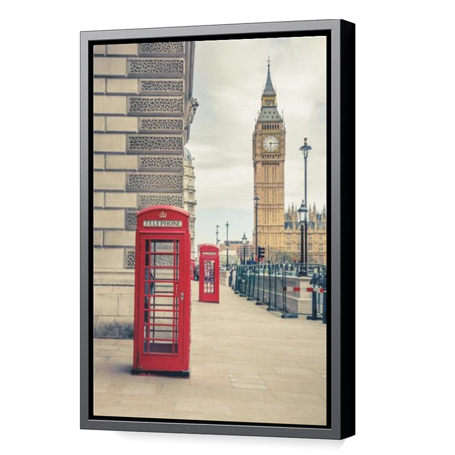 Thumbnail for Canvas - Black Floating Frame