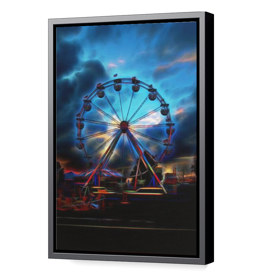 Thumbnail for Canvas - Black Floating Frame