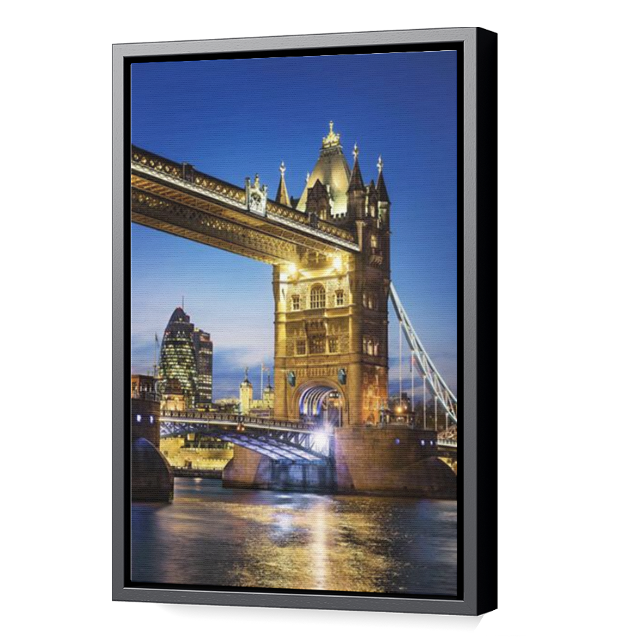 Thumbnail for Canvas - Black Floating Frame