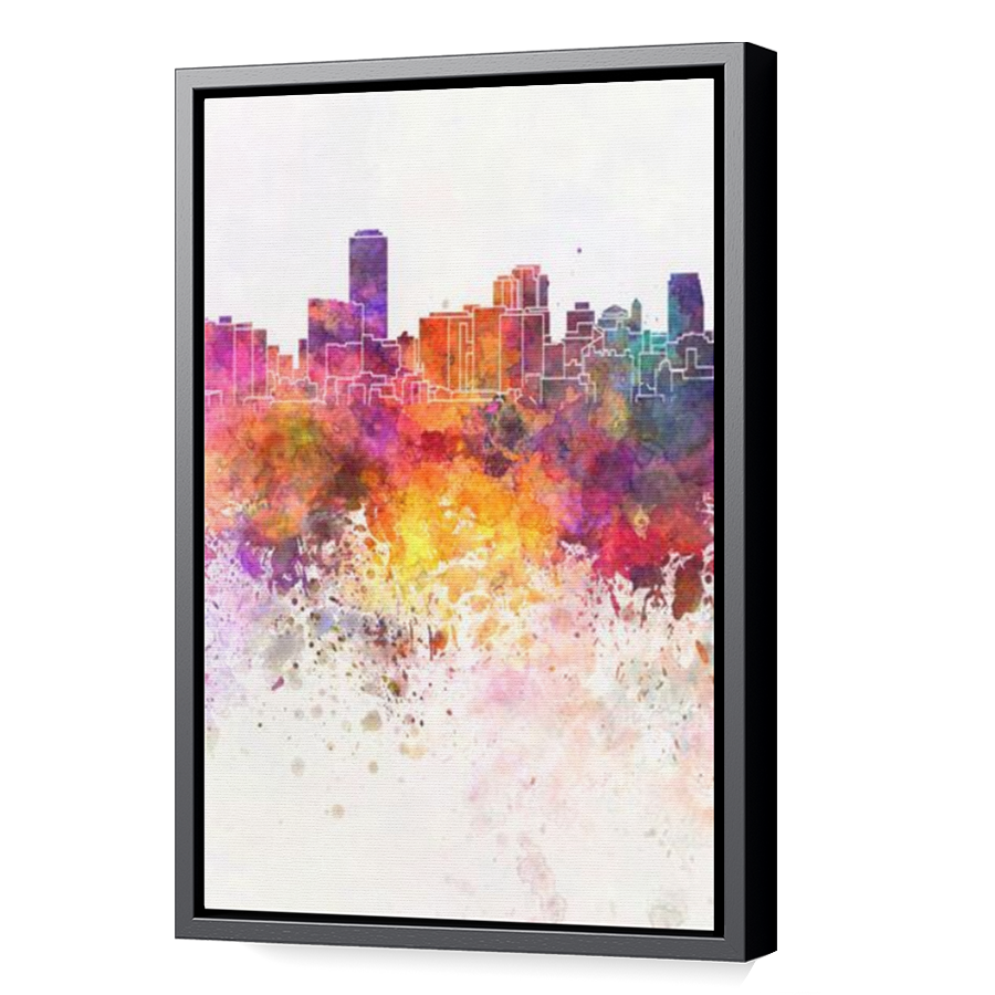Thumbnail for Canvas - Black Floating Frame