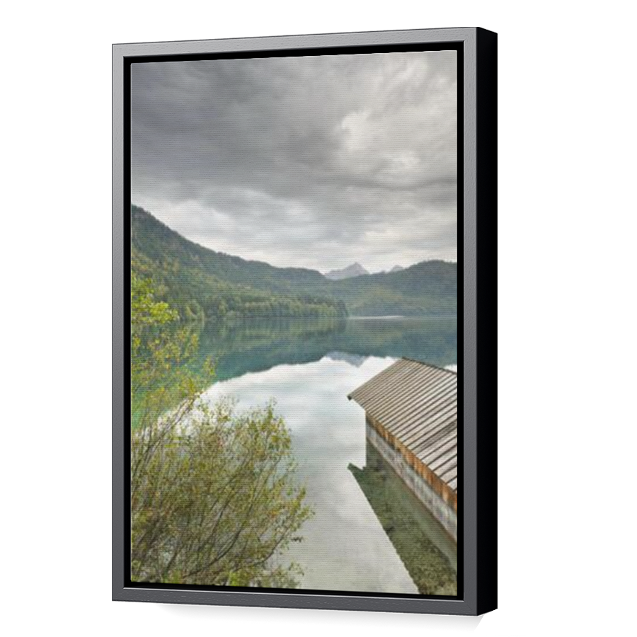 Thumbnail for Canvas - Black Floating Frame