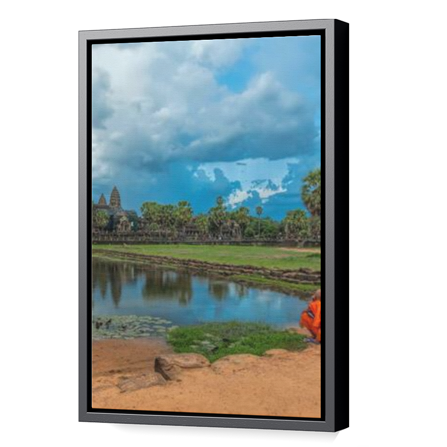 Thumbnail for Canvas - Black Floating Frame