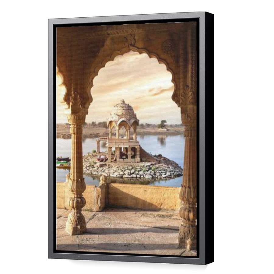 Thumbnail for Canvas - Black Floating Frame