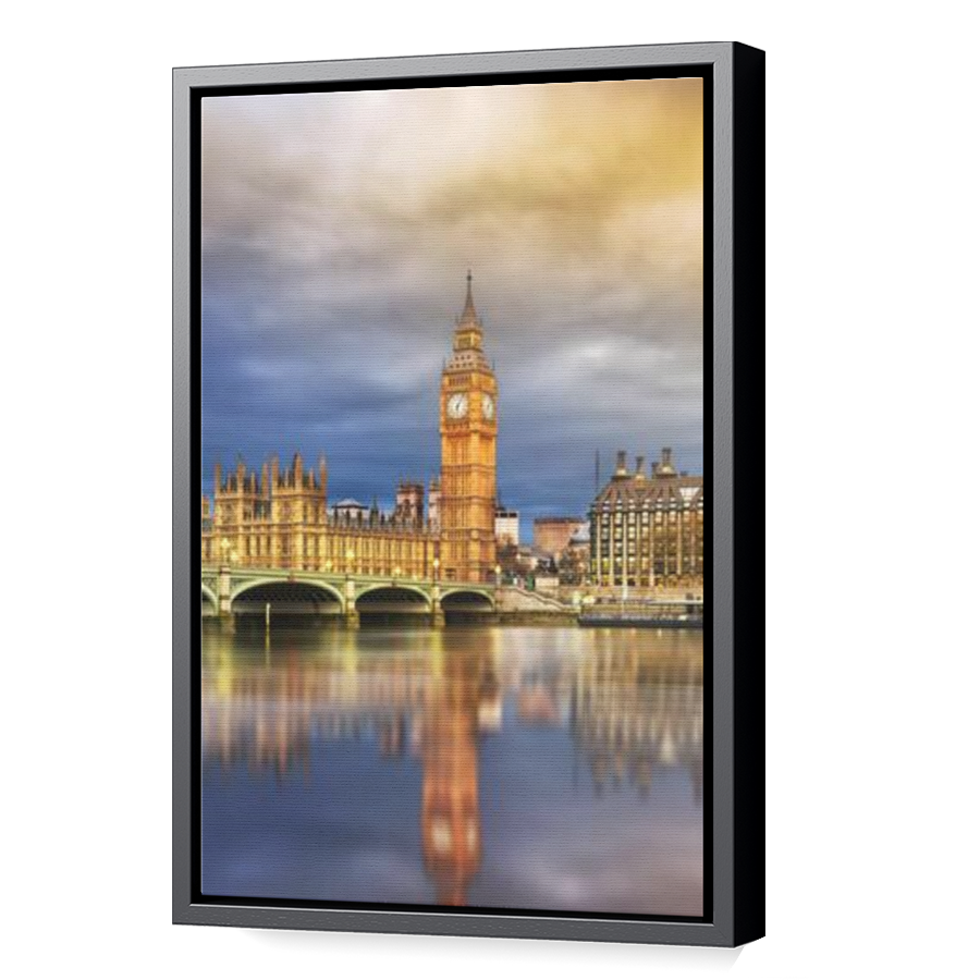 Thumbnail for Canvas - Black Floating Frame