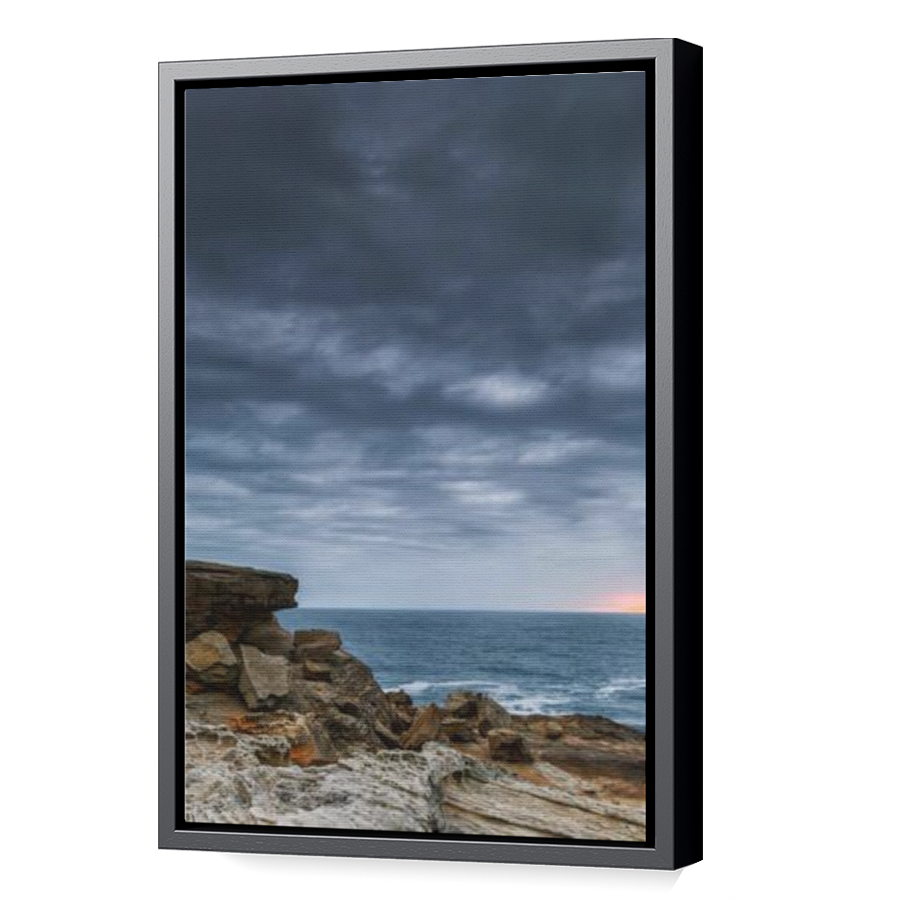 Thumbnail for Canvas - Black Floating Frame