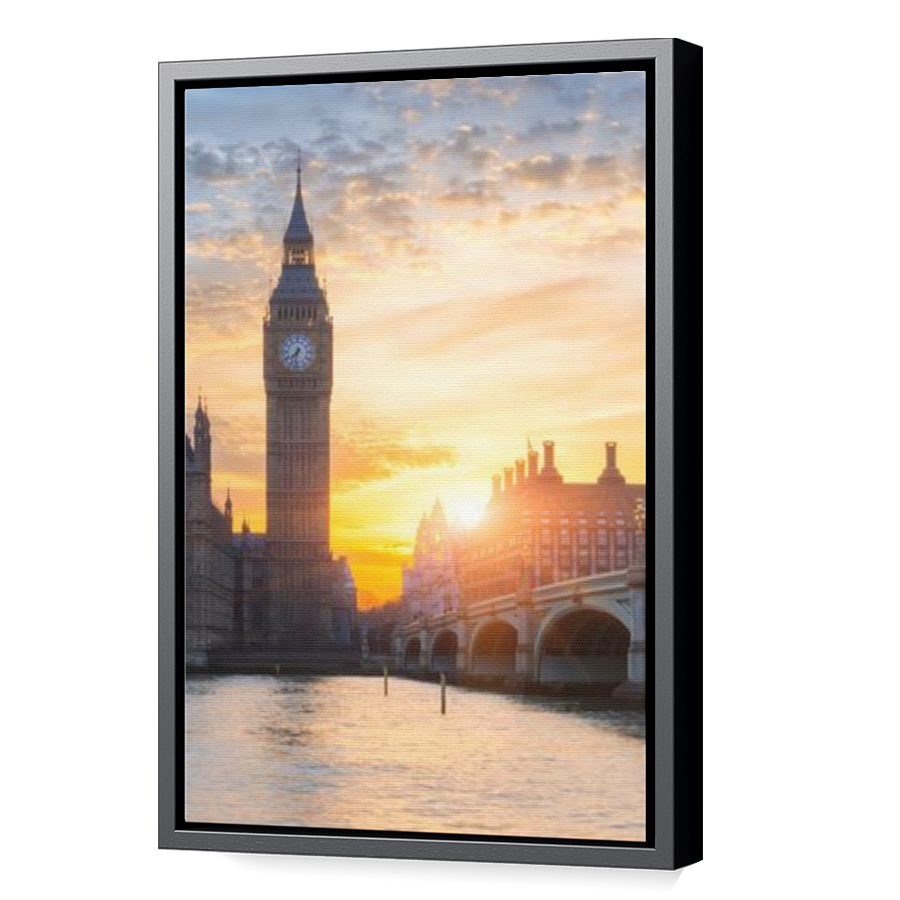 Thumbnail for Canvas - Black Floating Frame