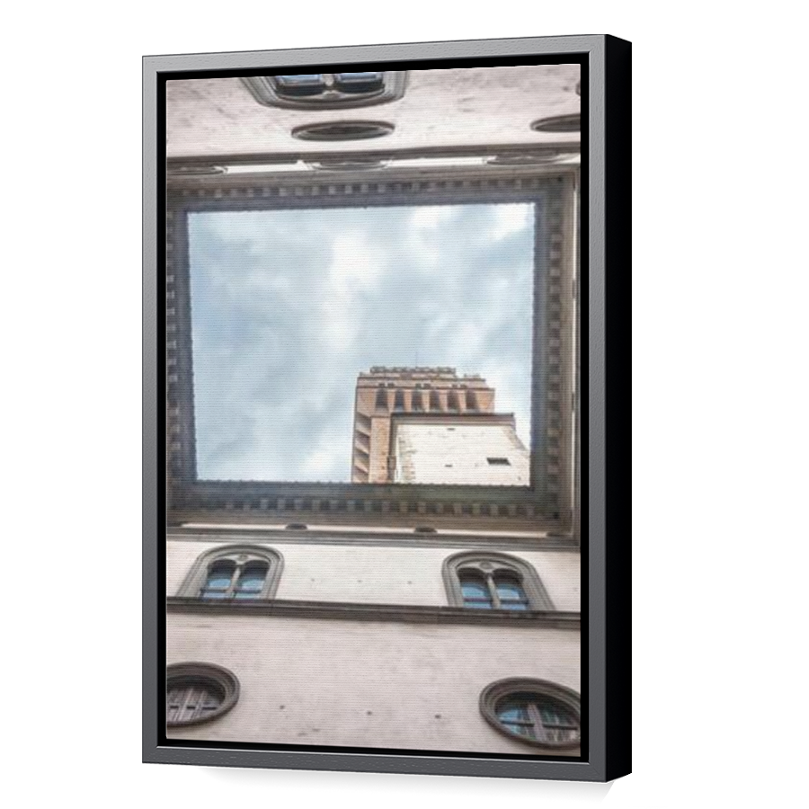 Thumbnail for Canvas - Black Floating Frame