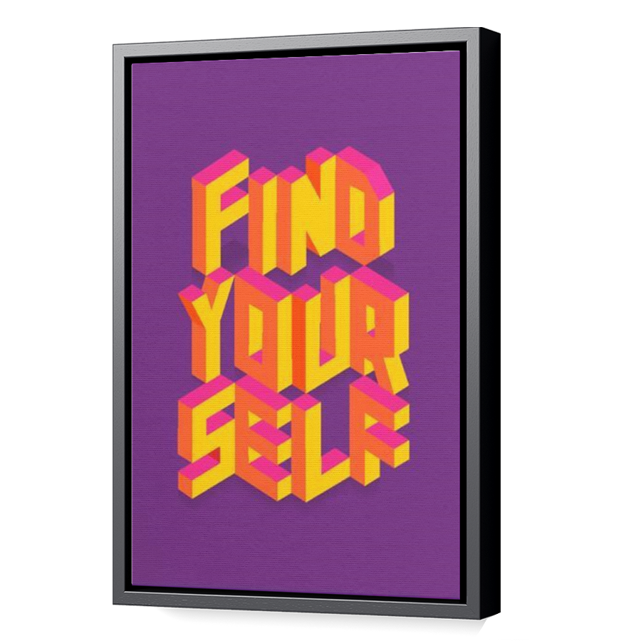 Thumbnail for Canvas - Black Floating Frame