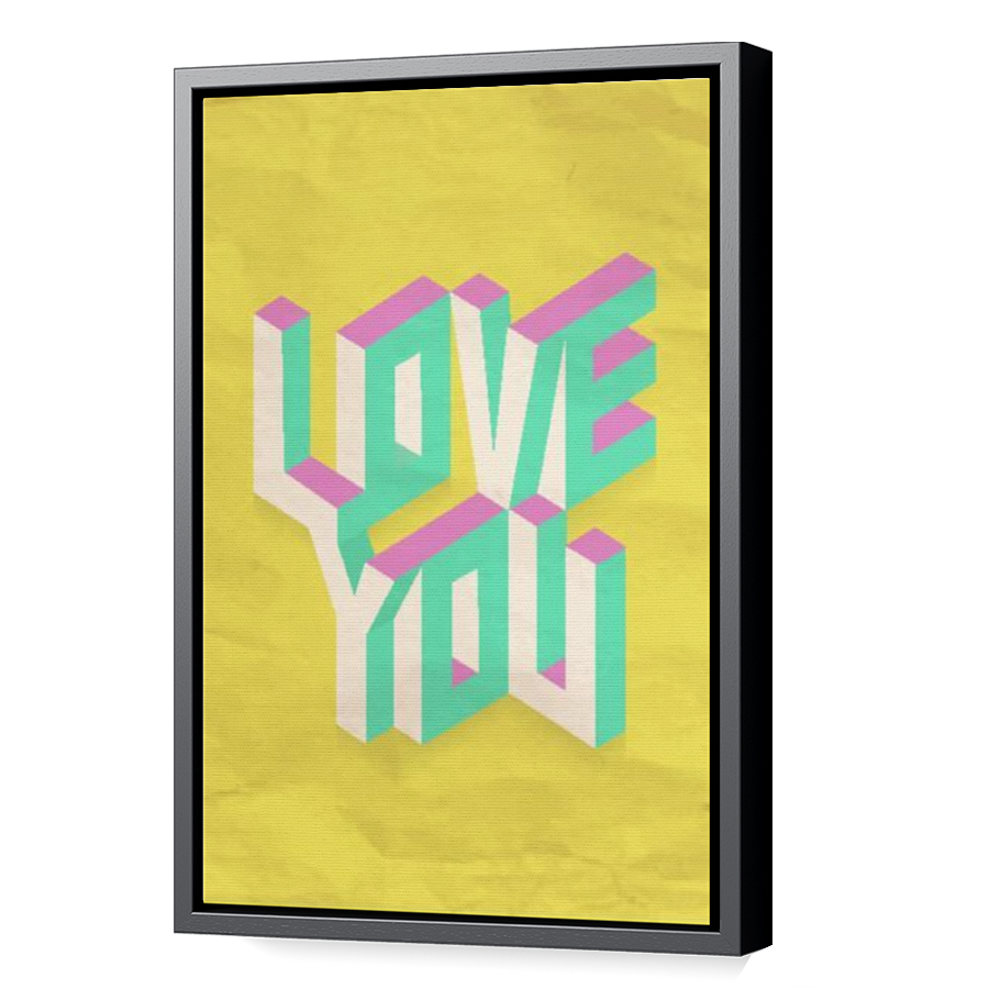 Thumbnail for Canvas - Black Floating Frame
