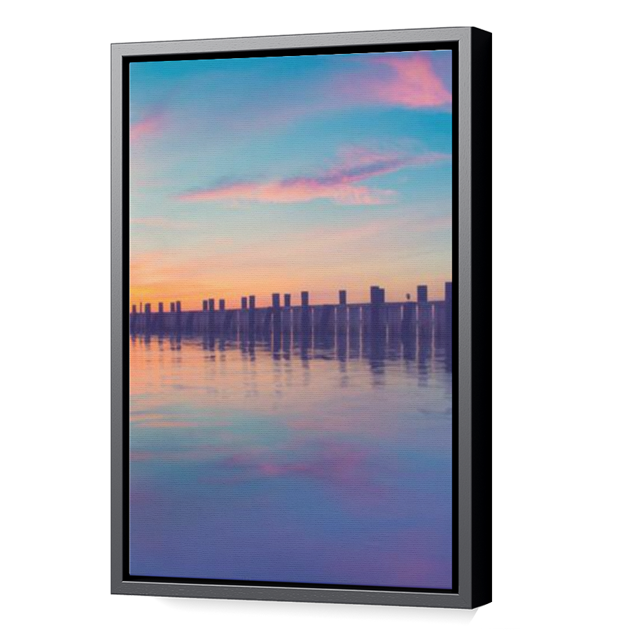 Thumbnail for Canvas - Black Floating Frame