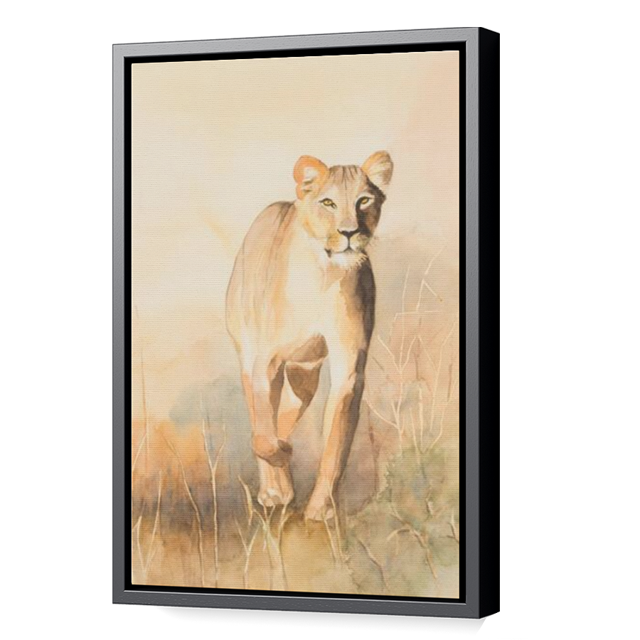 Thumbnail for Canvas - Black Floating Frame