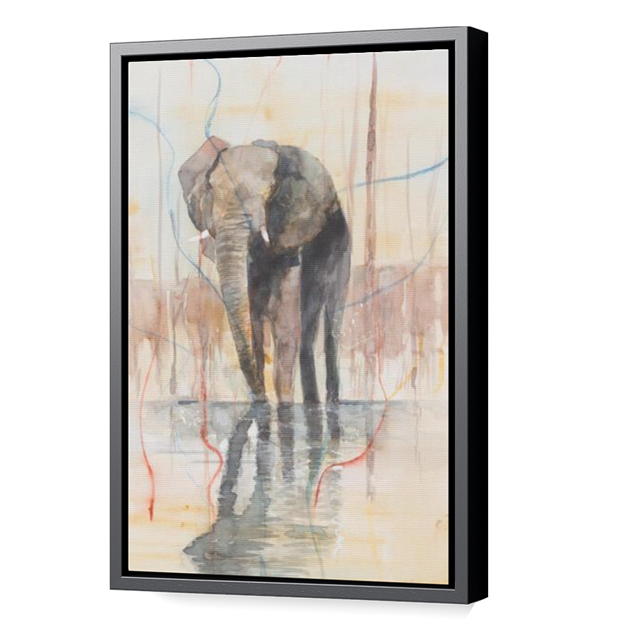Thumbnail for Canvas - Black Floating Frame