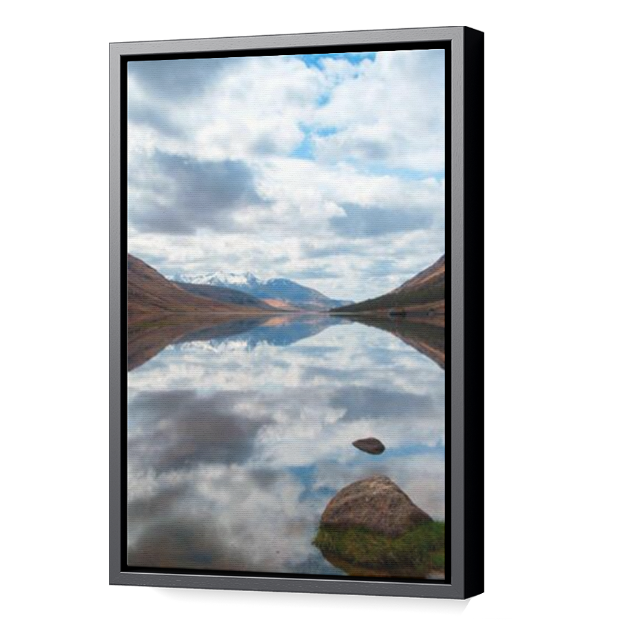 Thumbnail for Canvas - Black Floating Frame