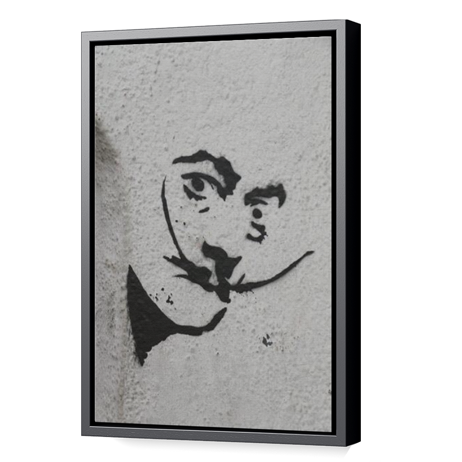 Thumbnail for Canvas - Black Floating Frame