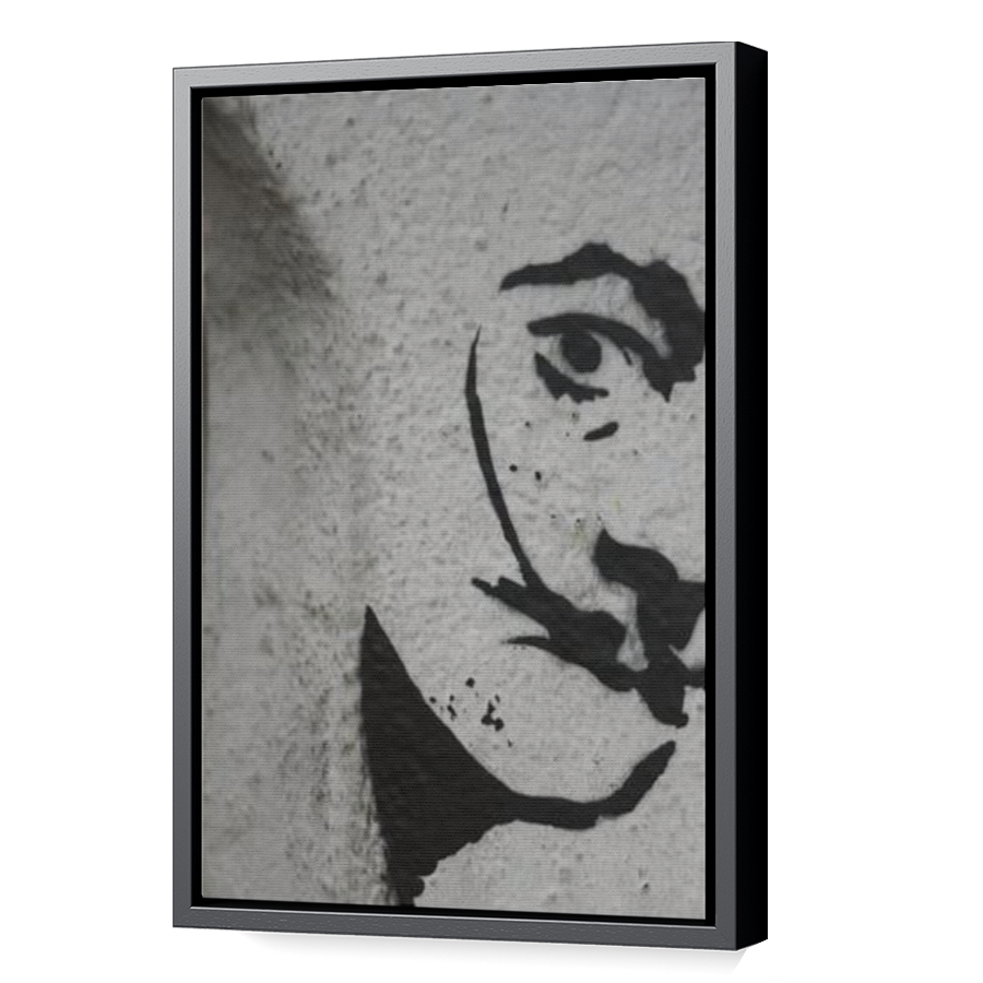 Thumbnail for Canvas - Black Floating Frame