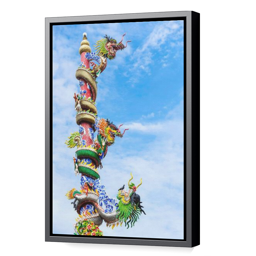 Thumbnail for Canvas - Black Floating Frame