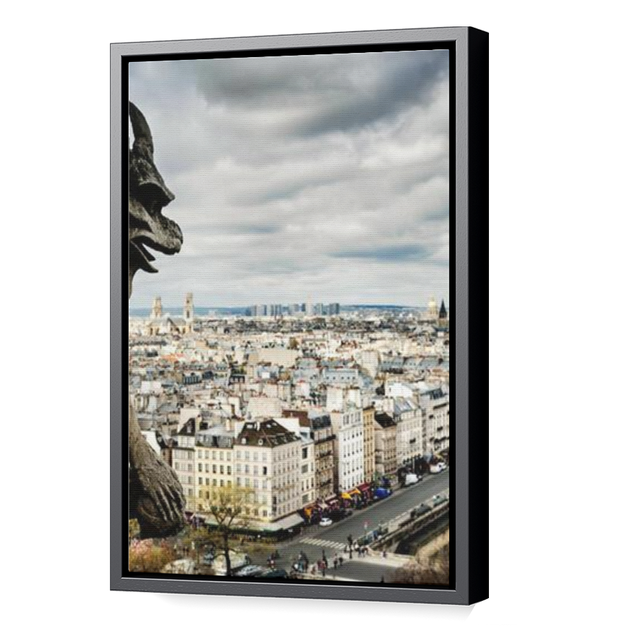 Thumbnail for Canvas - Black Floating Frame