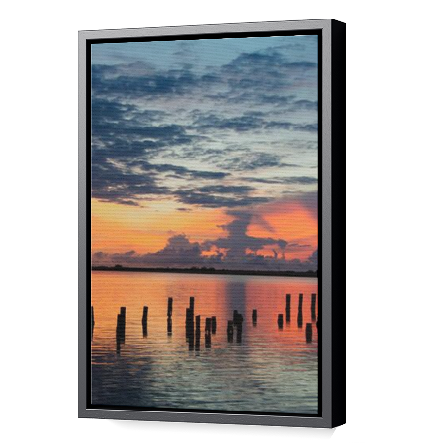Thumbnail for Canvas - Black Floating Frame